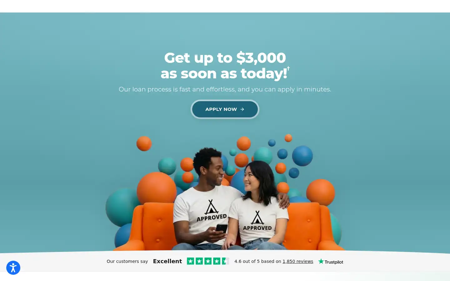Screenshot of threestickslending.com