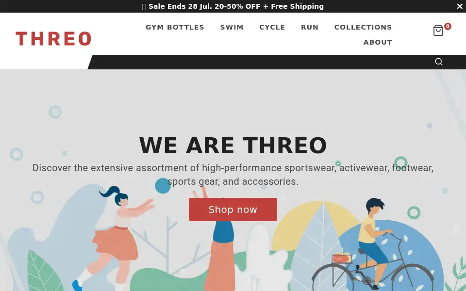 Screenshot of threo.nz