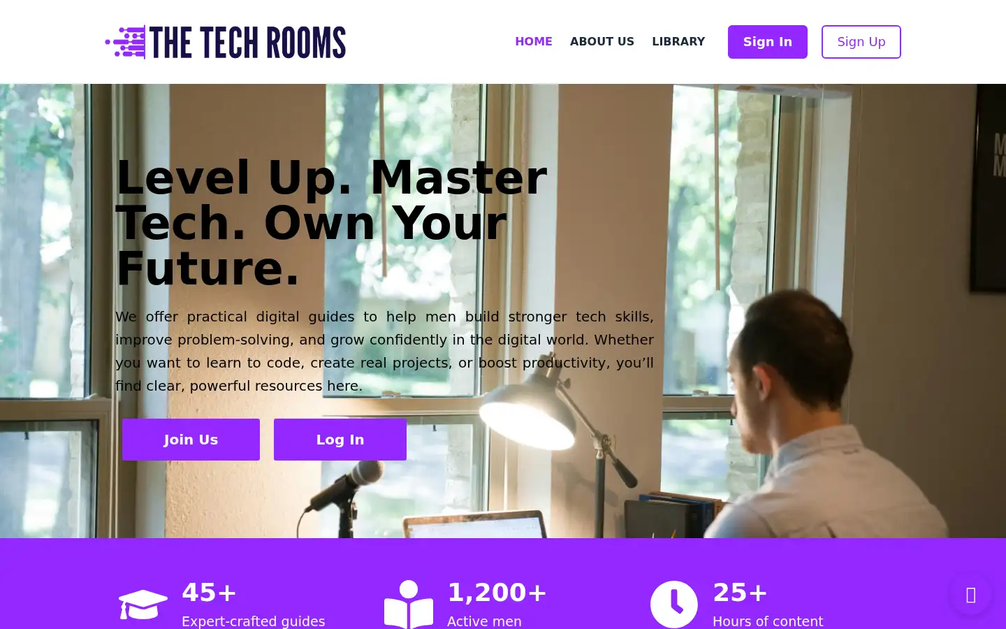 Screenshot of thtechrooms.com