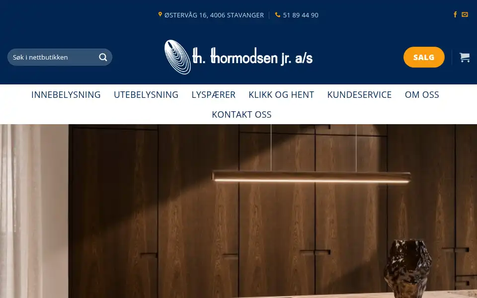 Screenshot of ththormodsen.no
