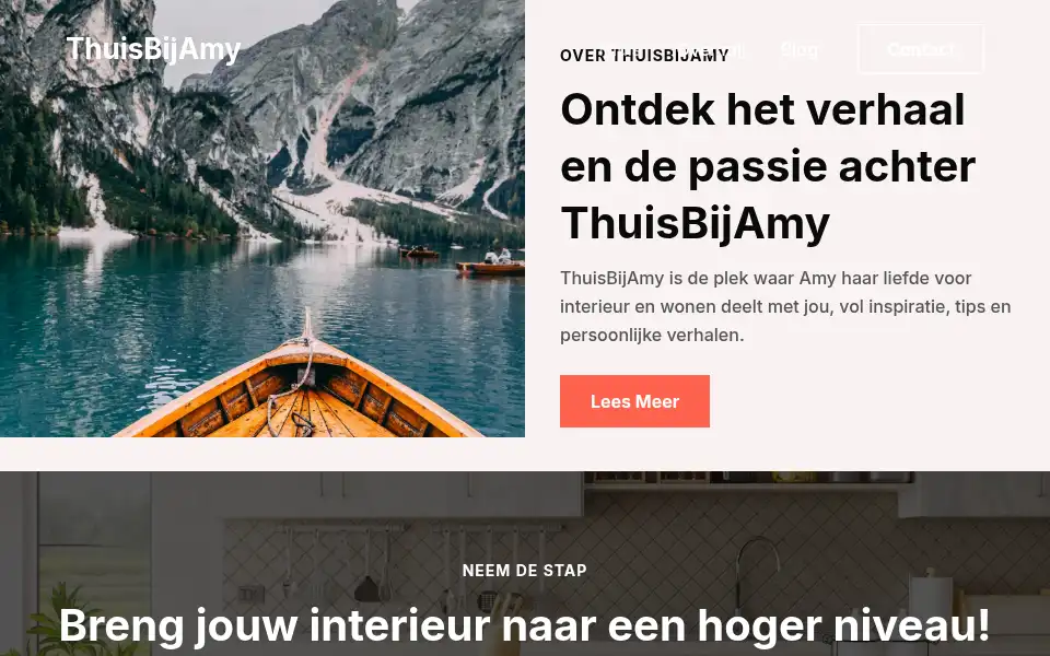 Screenshot of thuisbijamy.nl