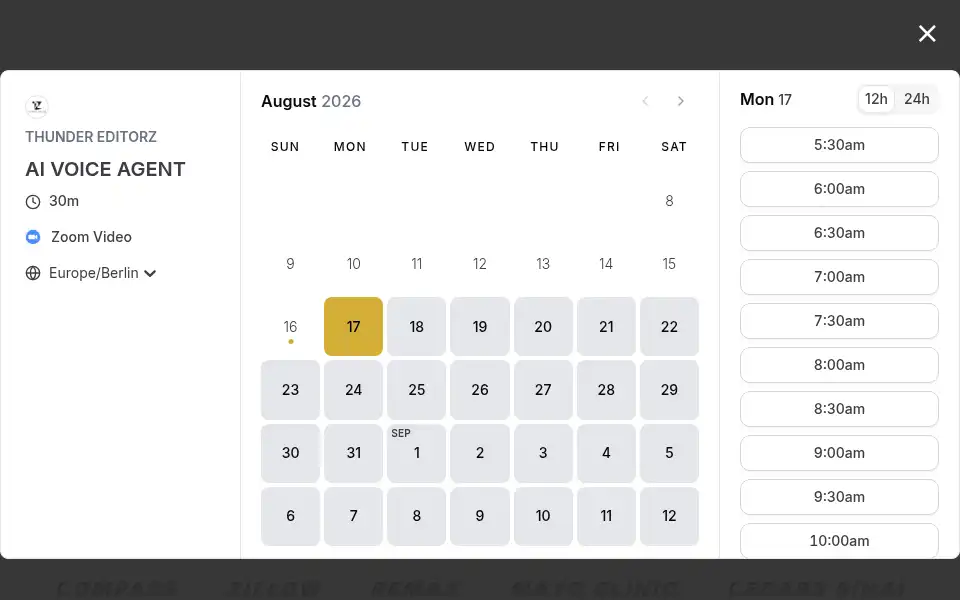 Screenshot of thundereditorz.com