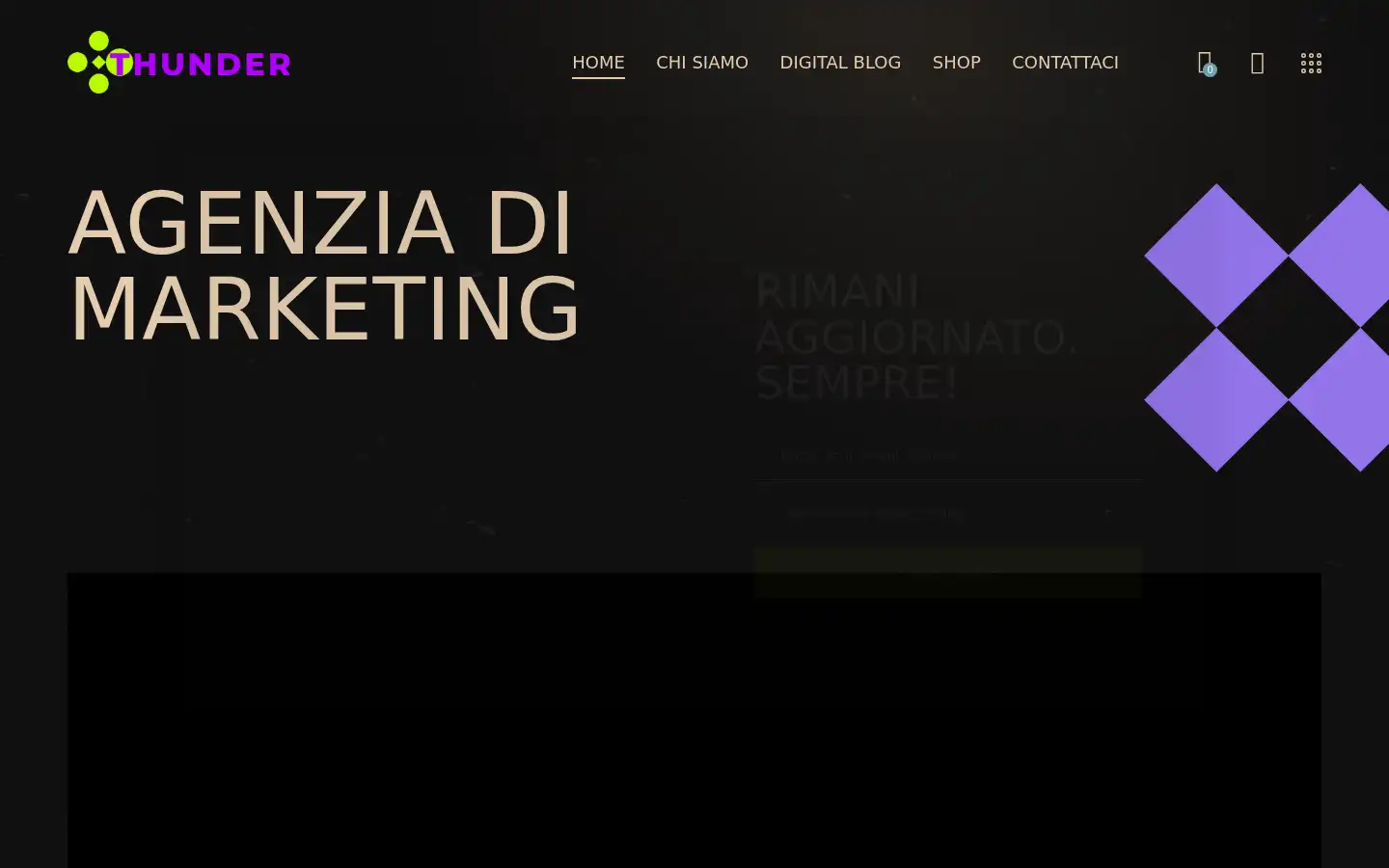 Screenshot of thunderemme.com