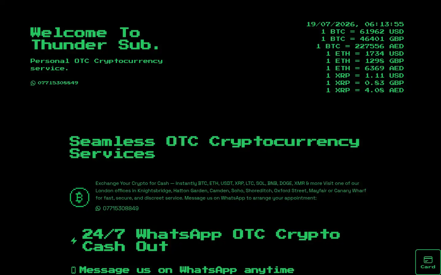 Screenshot of thundersub.com