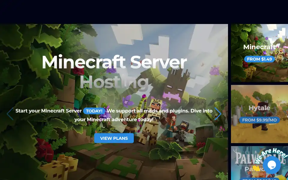 Screenshot of thundranode.com