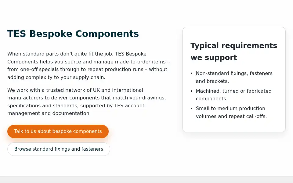 Screenshot of thurrockengineering.com