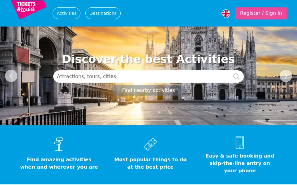 Screenshot of tickets-tours.com