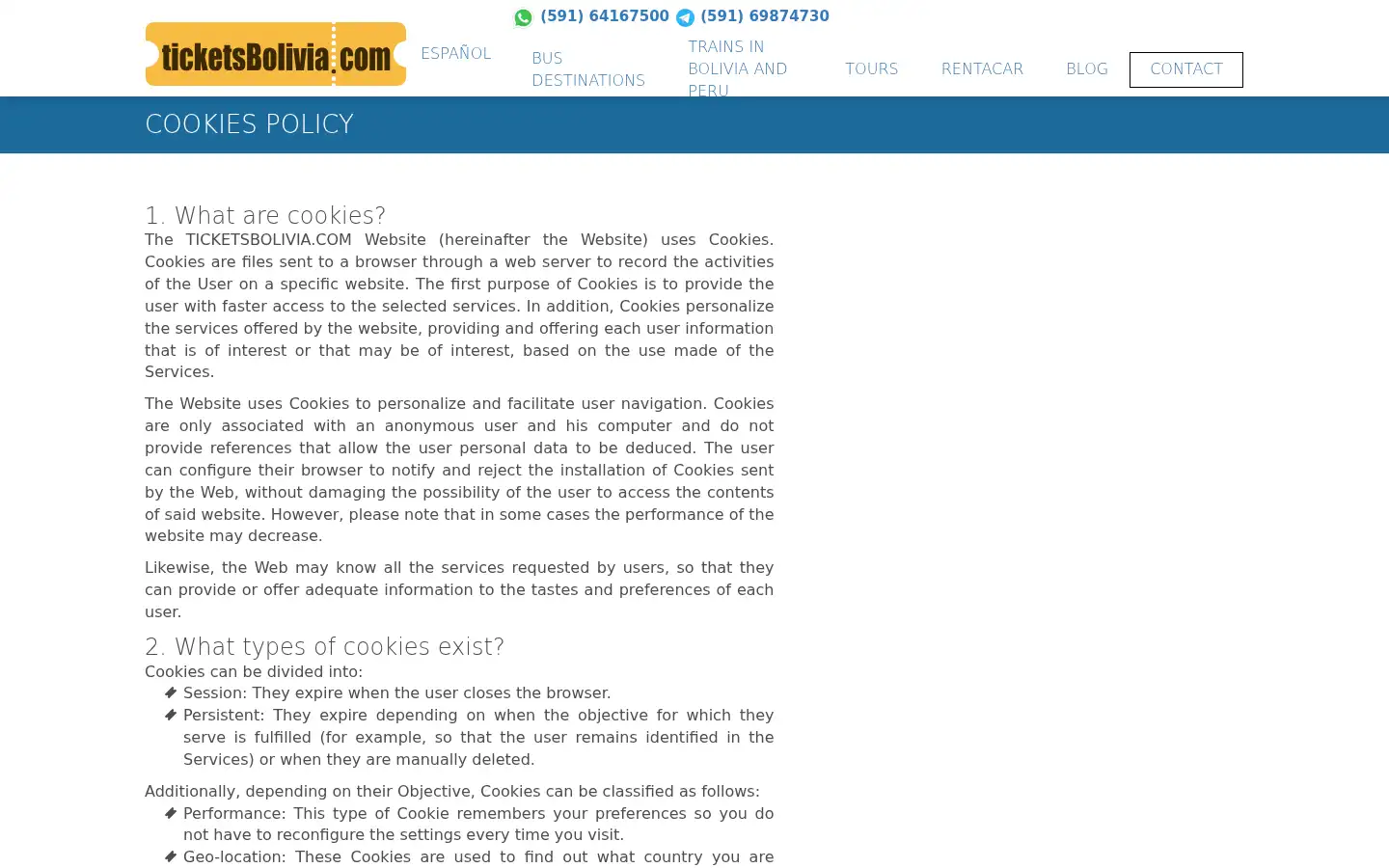 Screenshot of ticketsbolivia.com