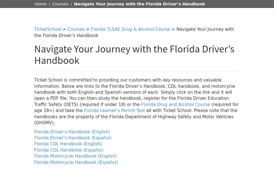 Screenshot of ticketschool.com