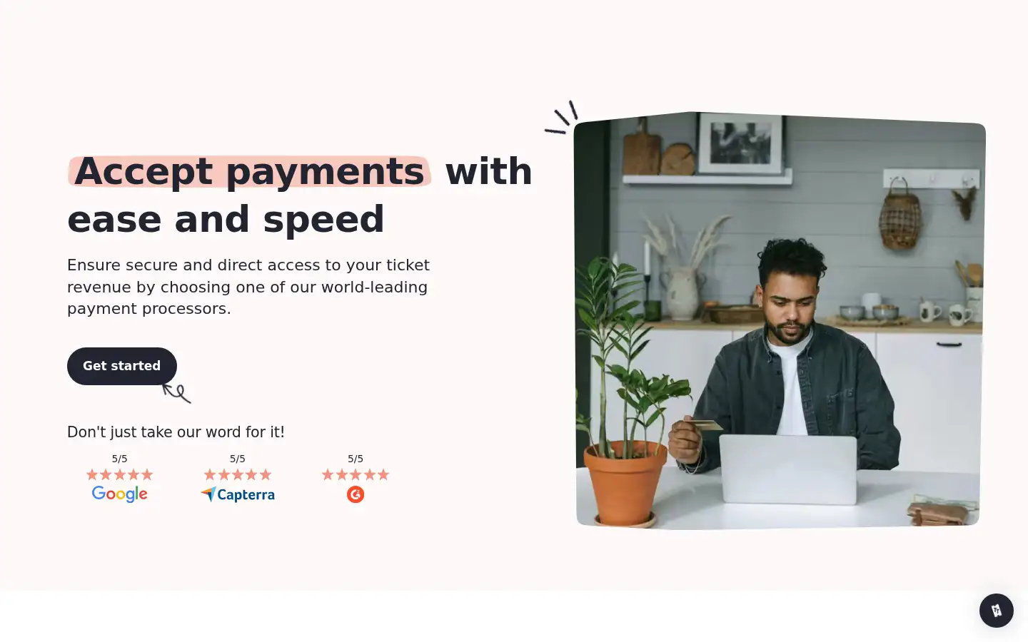 Screenshot of tickettailor.com