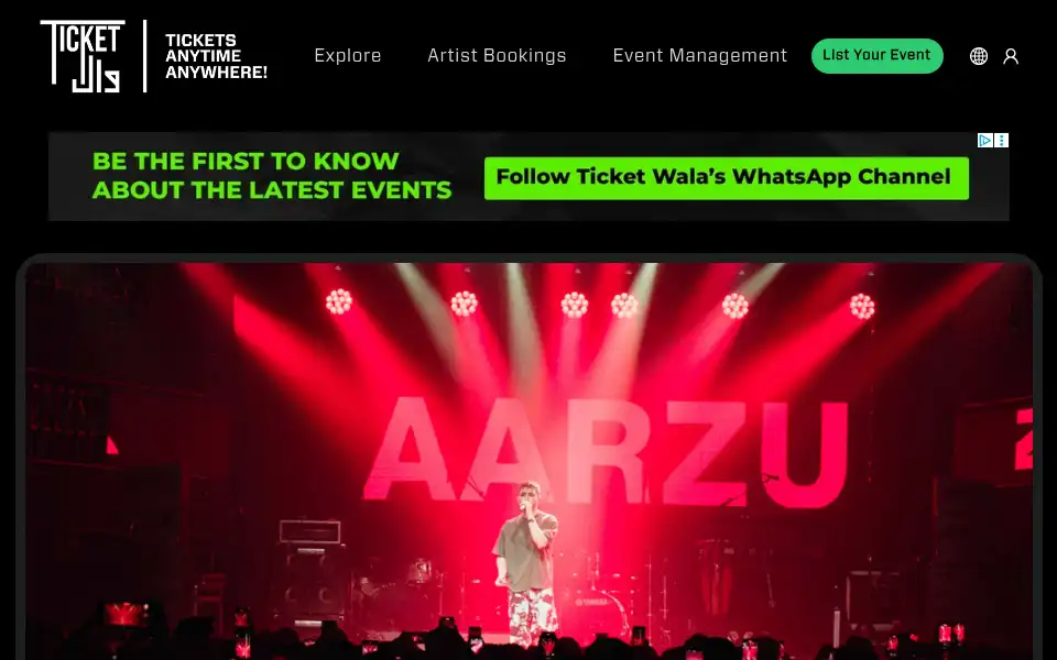 Screenshot of ticketwala.pk