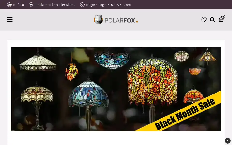 Screenshot of tiffanylamps.eu