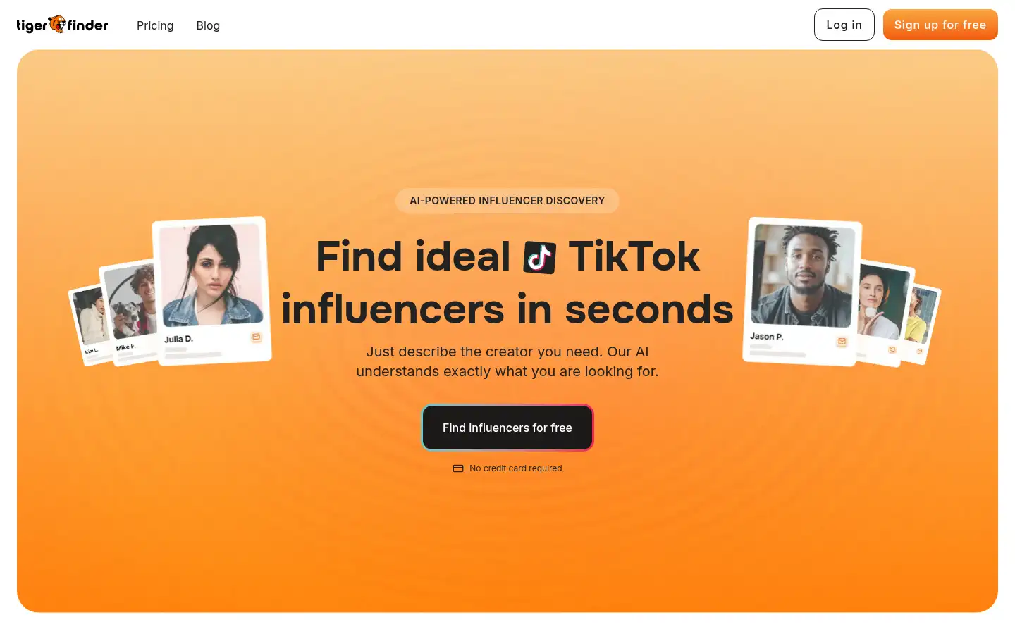 Screenshot of tigerfinder.com