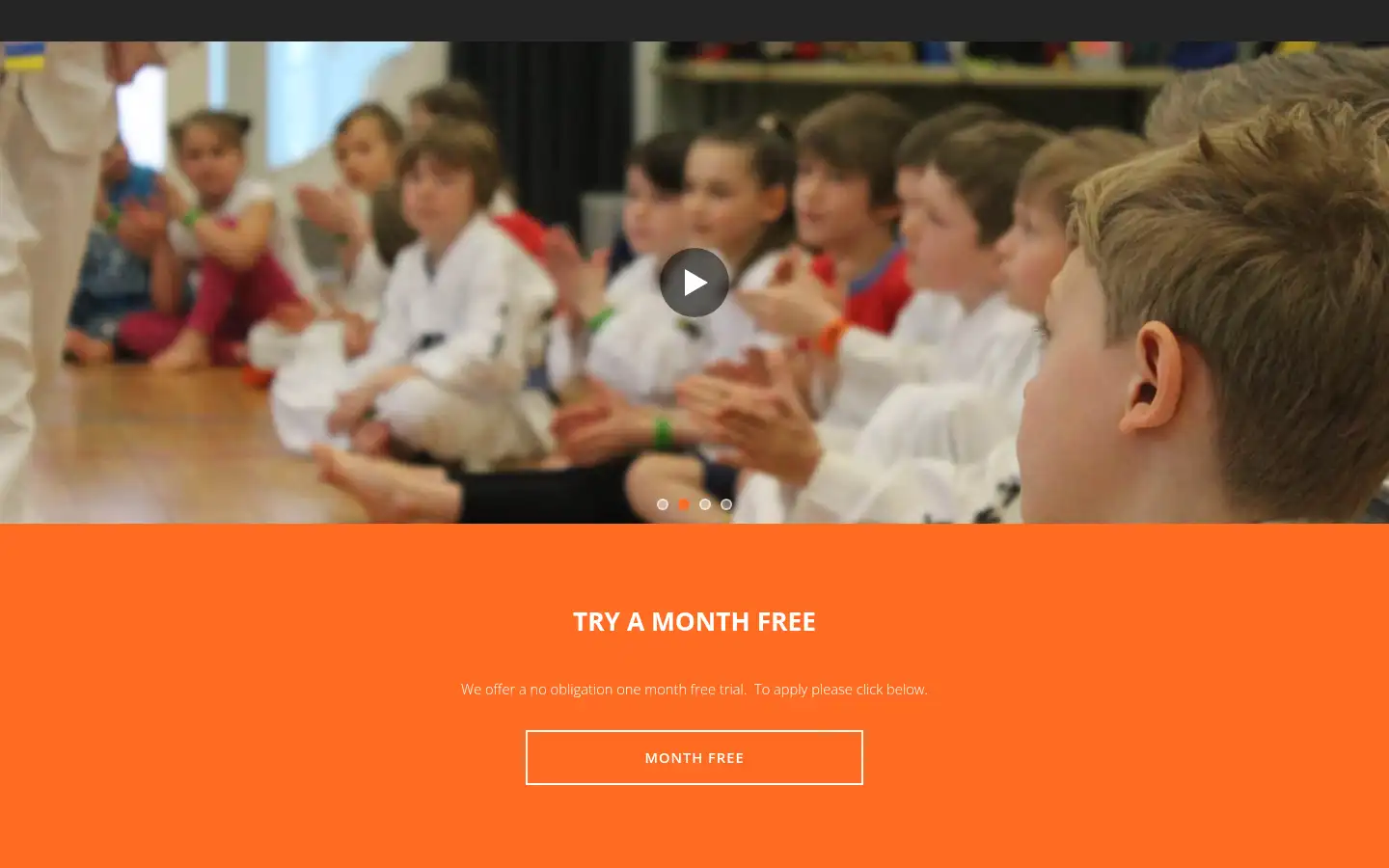 Screenshot of tigermartialarts.club