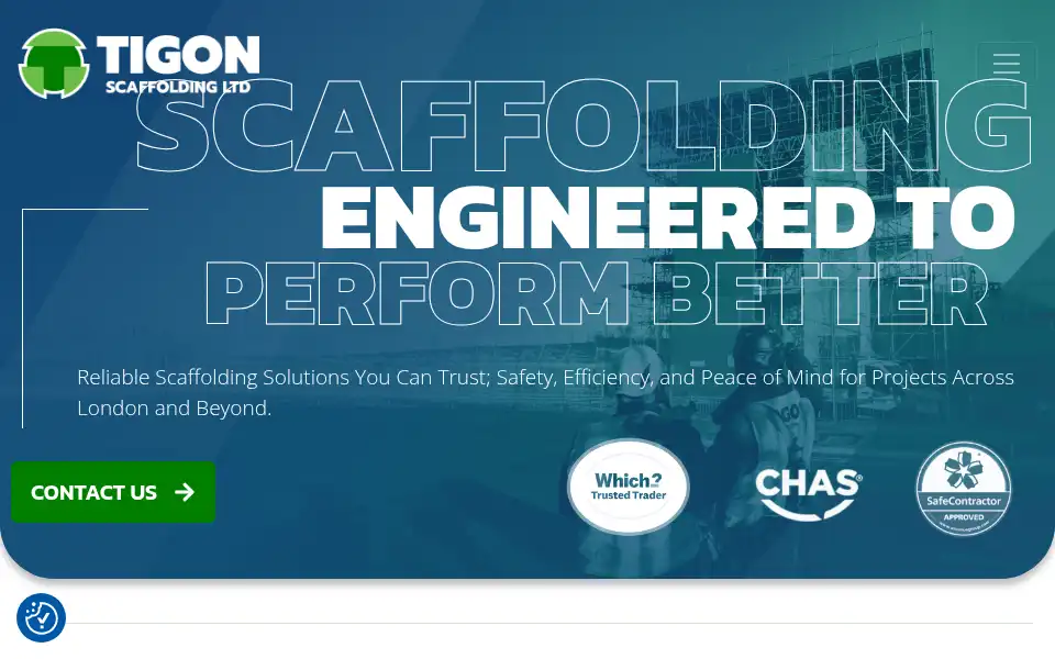Screenshot of tigonscaffolding.co.uk
