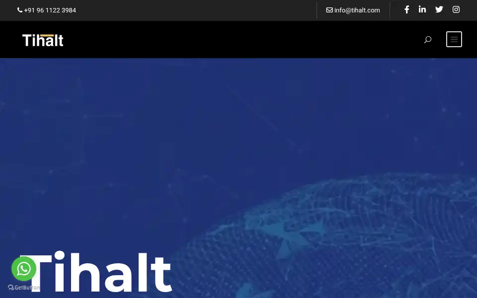Screenshot of tihalt.com