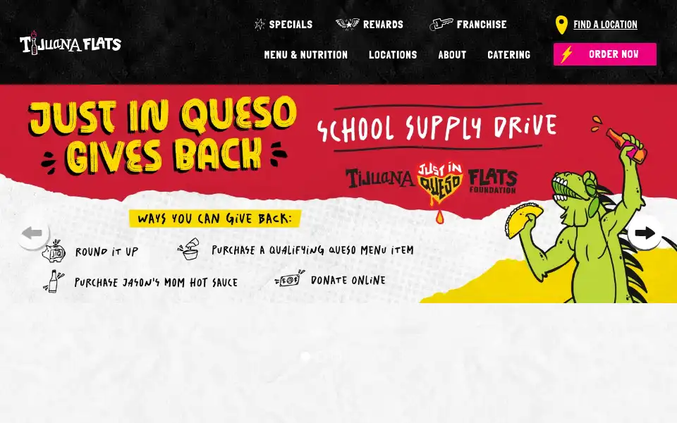 Screenshot of tijuanaflats.com