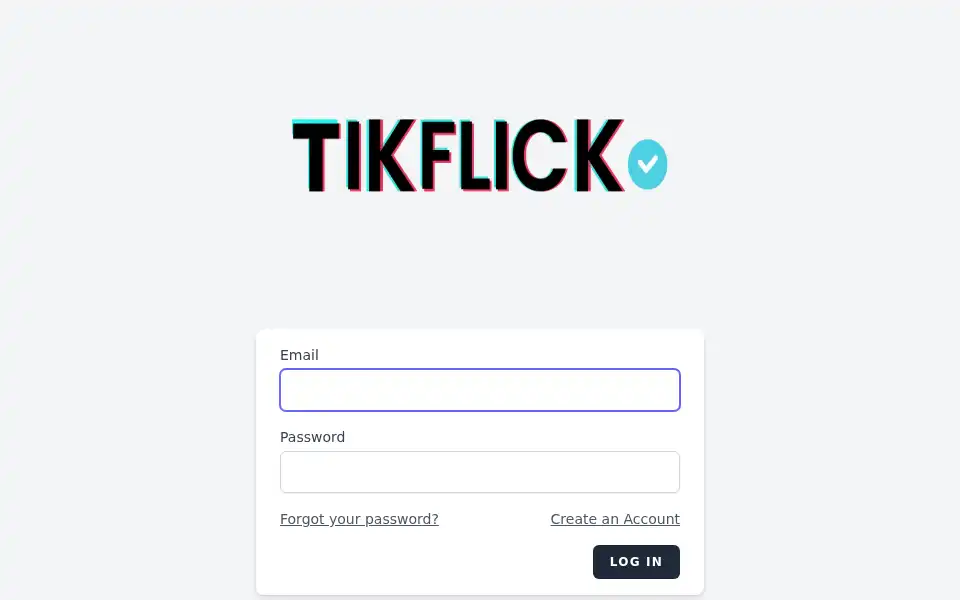 Screenshot of tikflick.com
