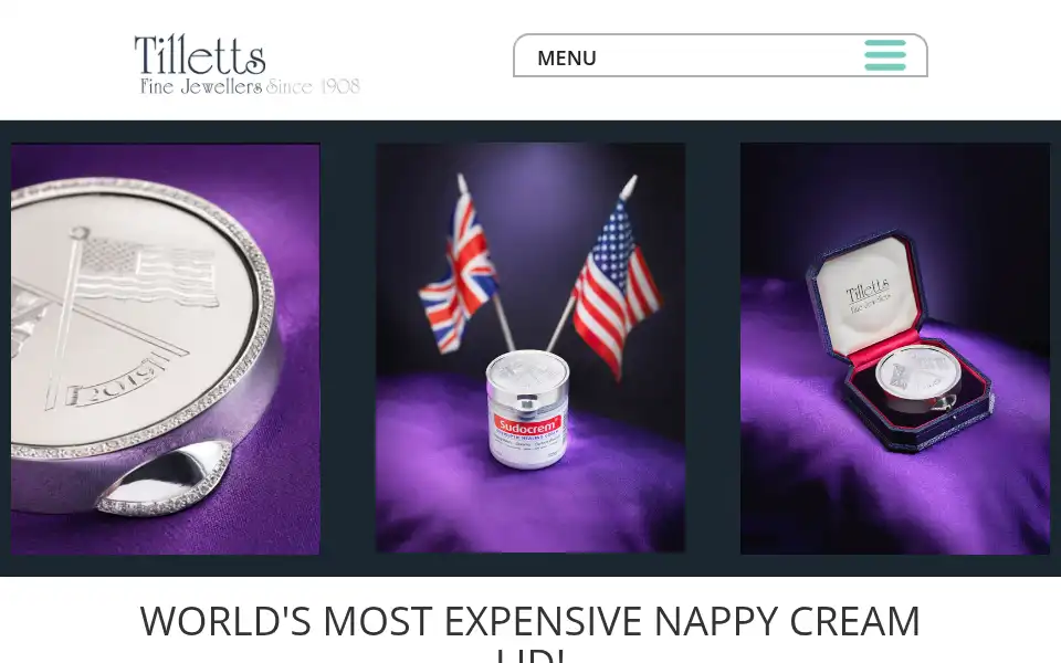 Screenshot of tilletts.co.uk