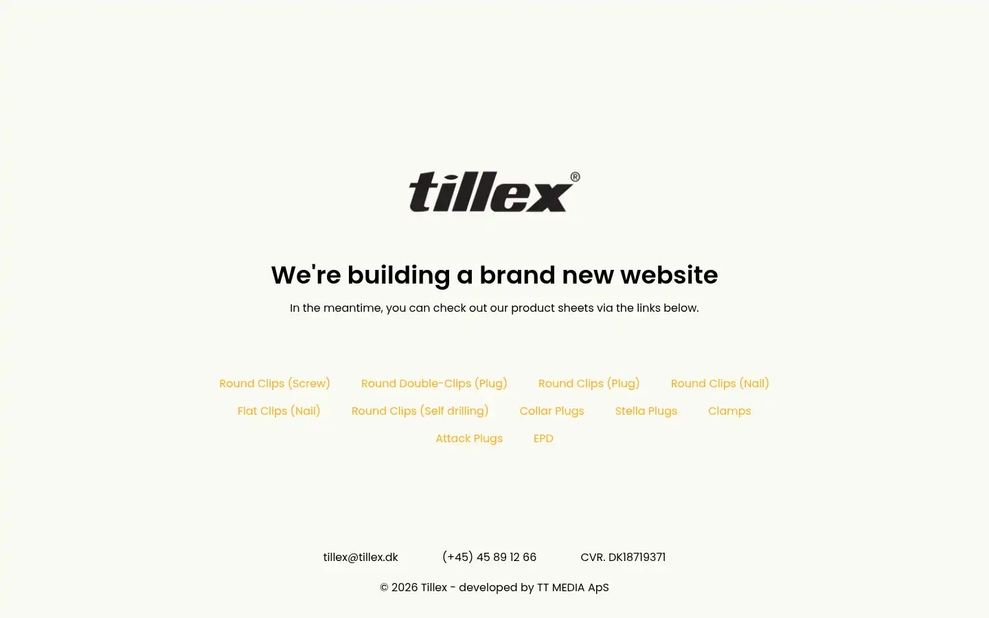 Screenshot of tillex.com