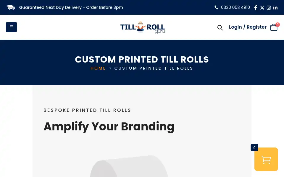 Screenshot of tillrollguru.co.uk