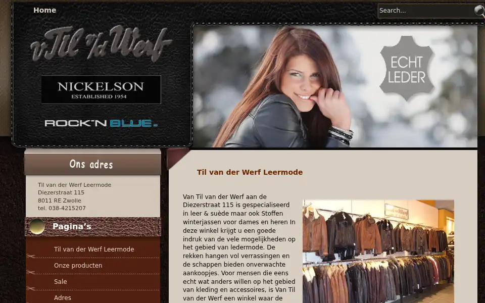 Screenshot of tilvanderwerf.nl