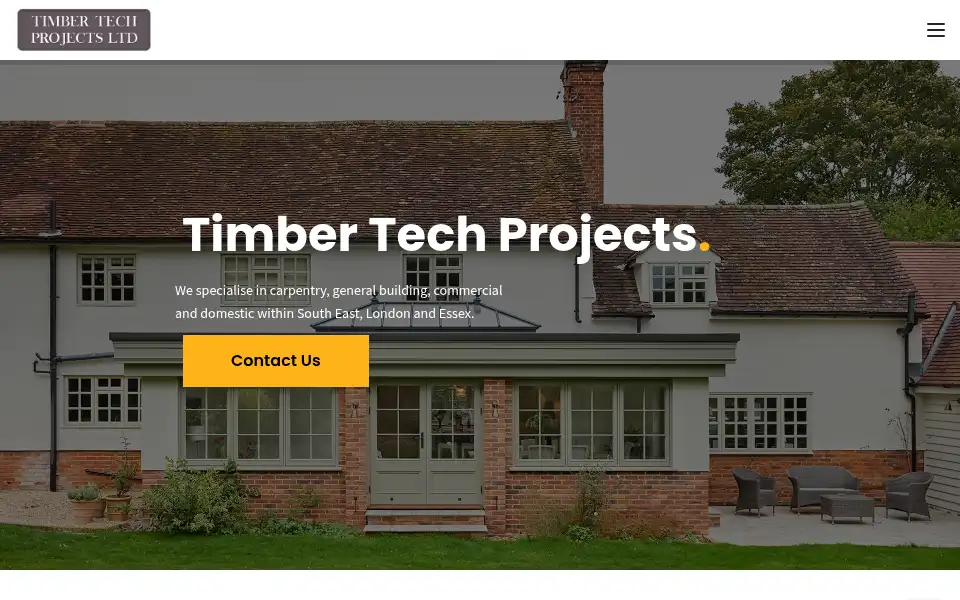 Screenshot of timber-tech.co.uk