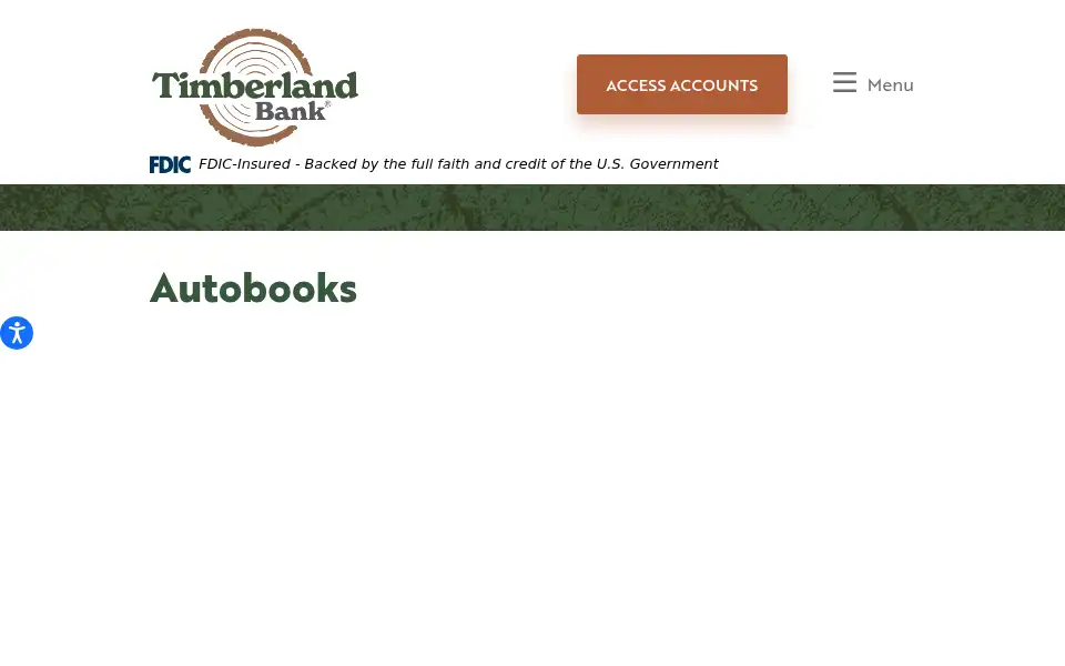 Screenshot of timberlandbank.com