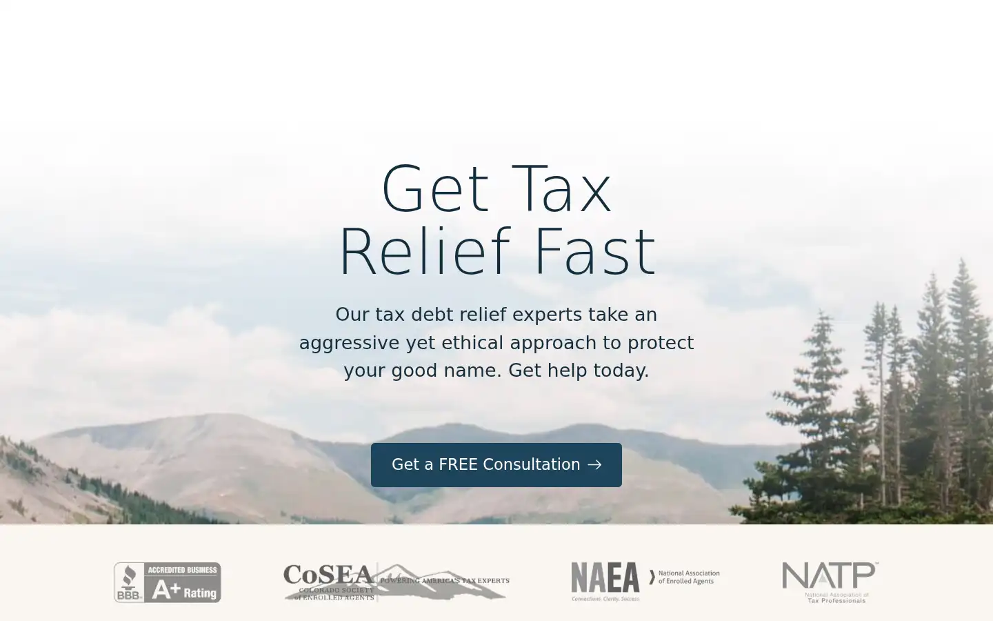 Screenshot of timberlinetax.com