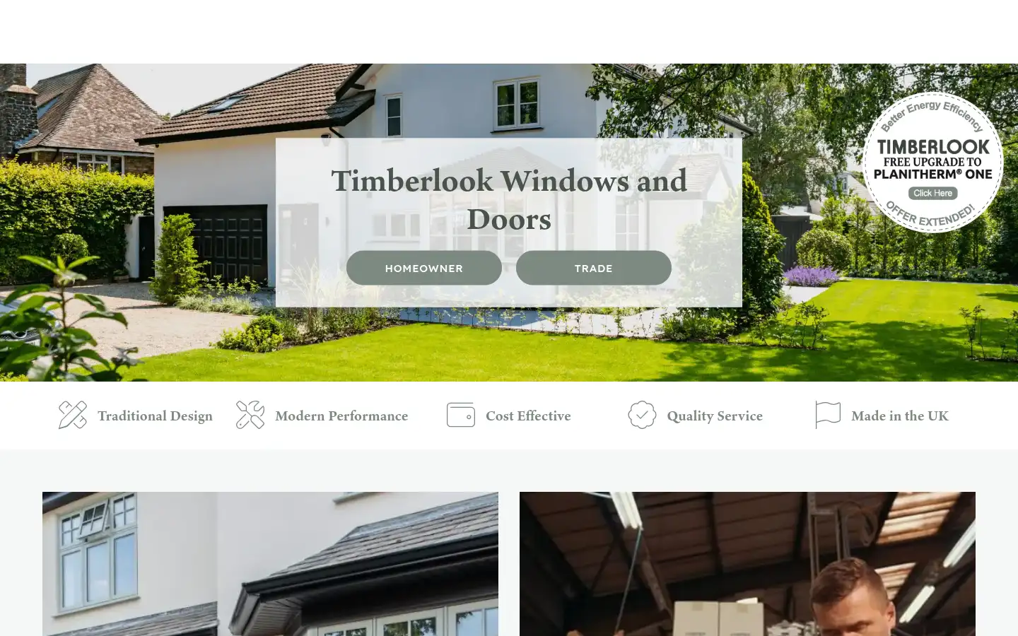 Screenshot of timberlook.com