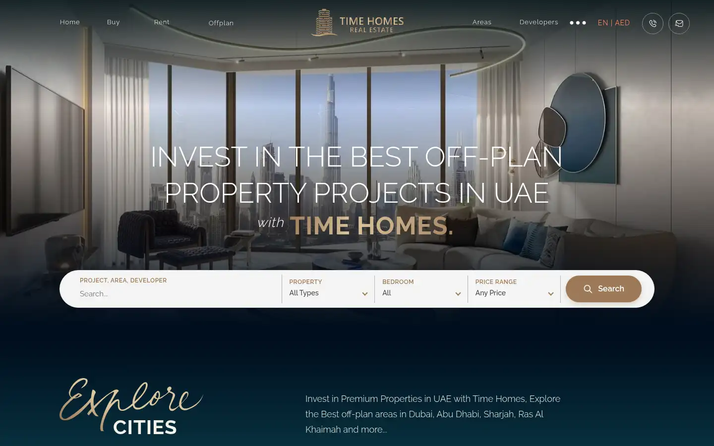 Screenshot of timehomesrealestate.com