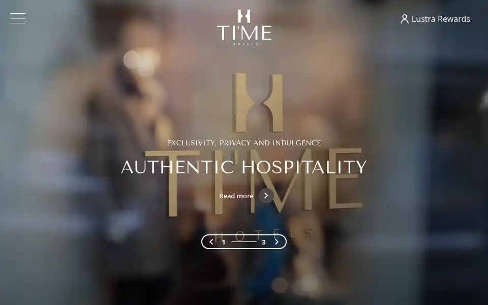 Screenshot of timehotels.ae