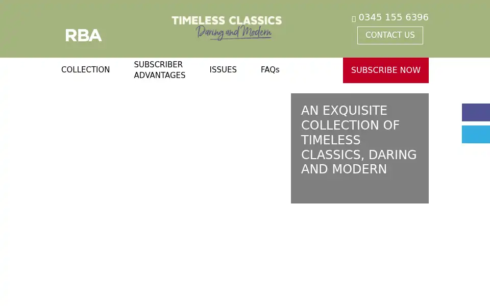 Screenshot of timeless-classics.co.uk