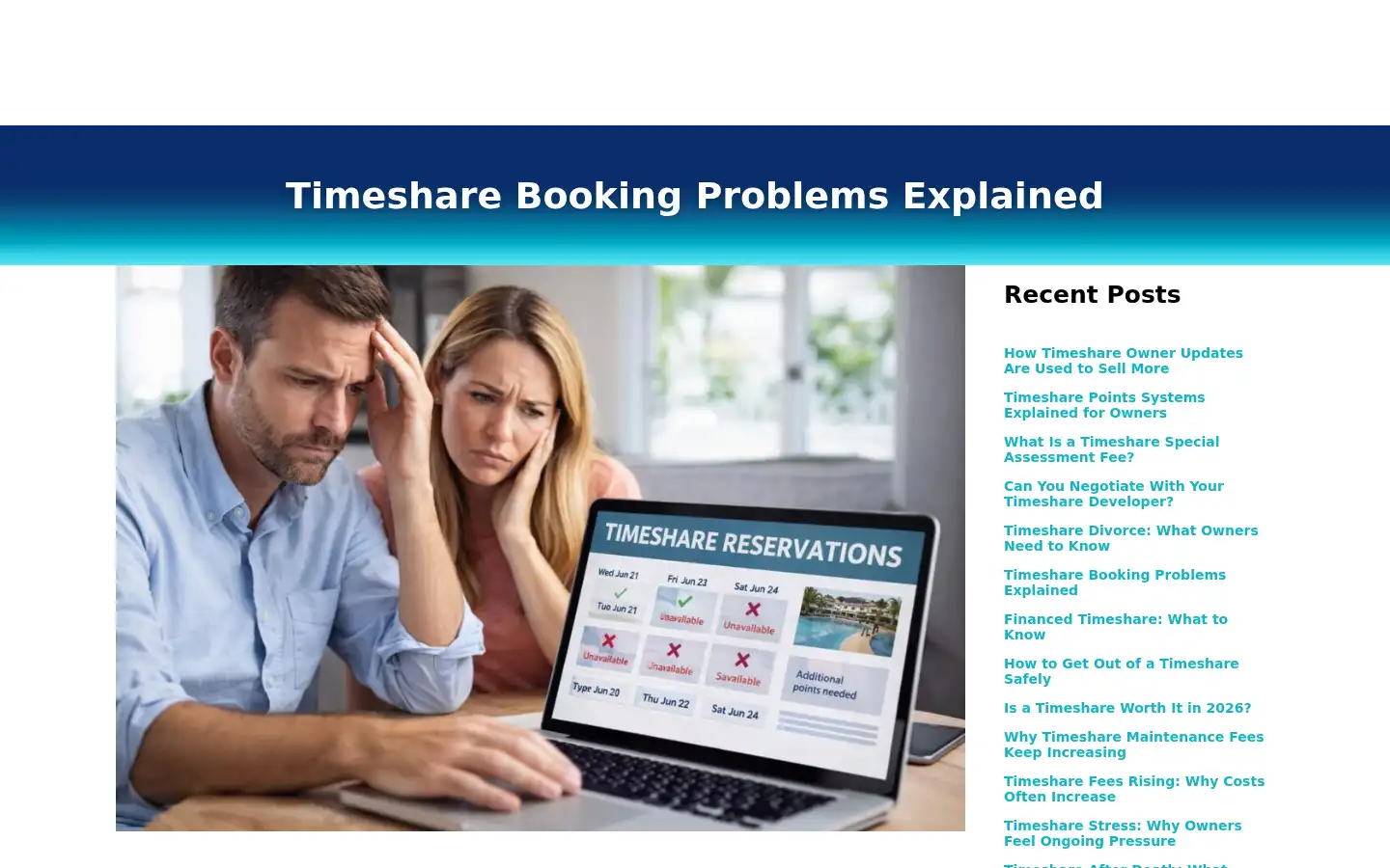 Screenshot of timesharecontractresolution.com