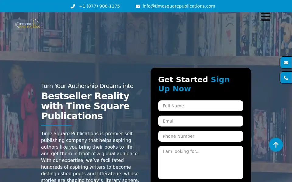 Screenshot of timesquarepublications.com