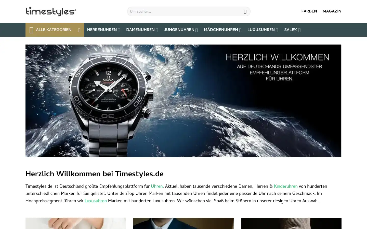 Screenshot of timestyles.de