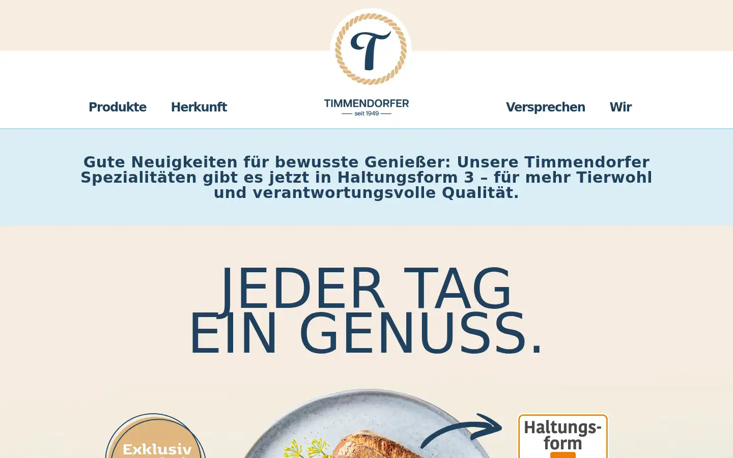 Screenshot of timmendorfer-wurst.de