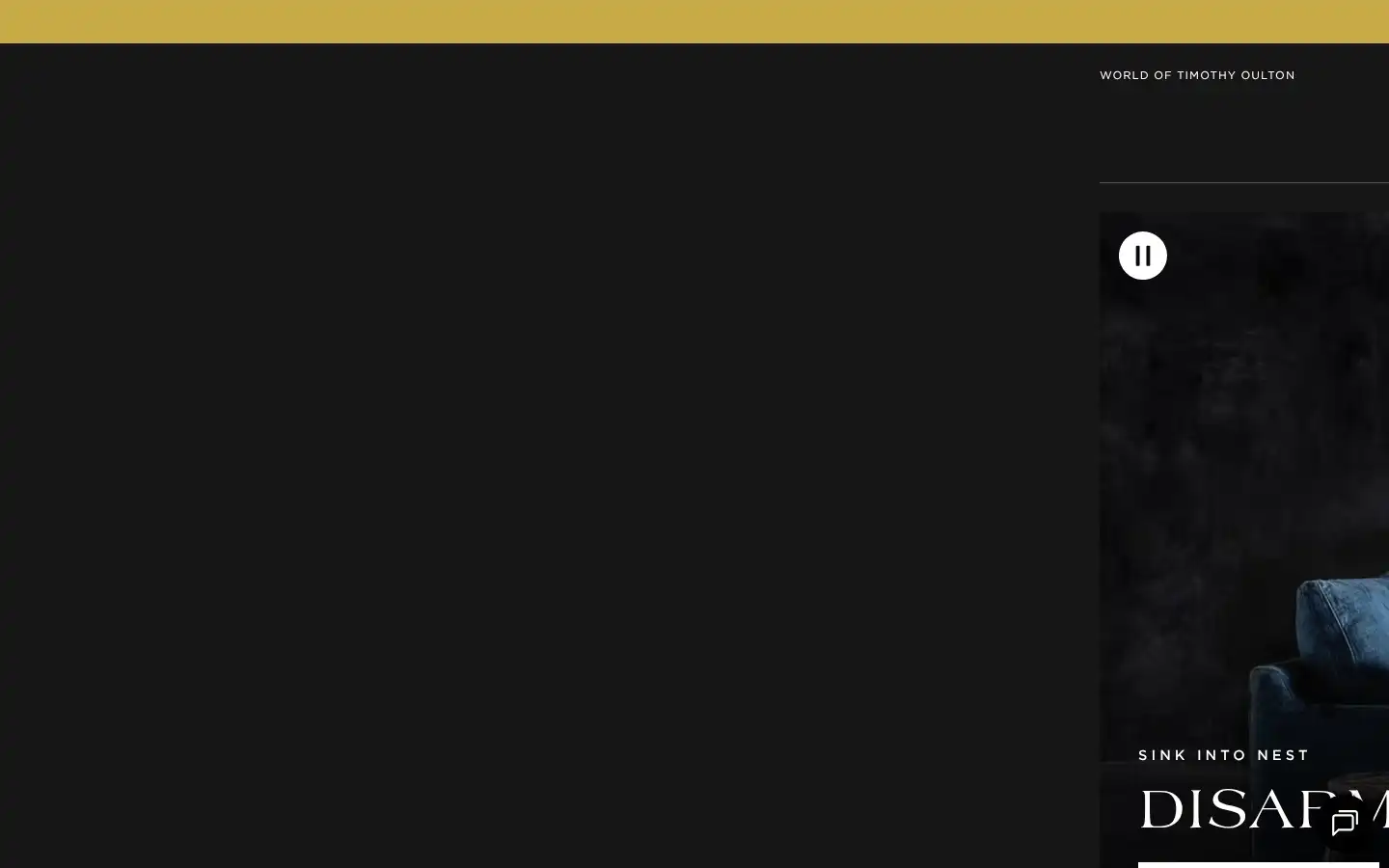 Screenshot of timothyoulton.com