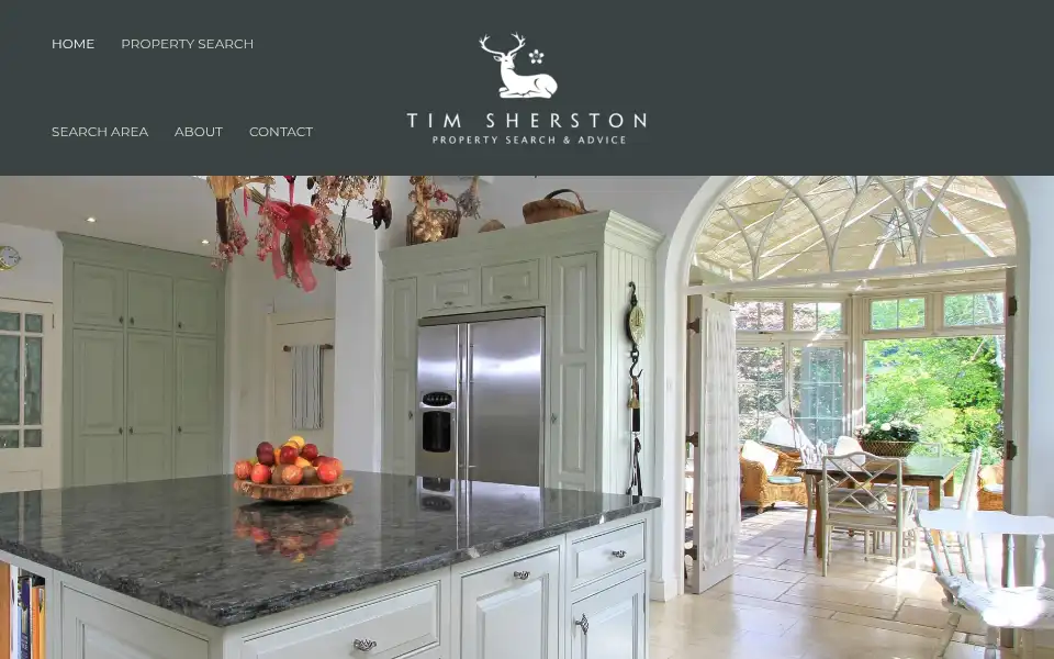 Screenshot of timsherston.com