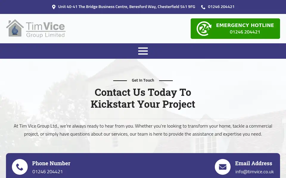 Screenshot of timvice.co.uk