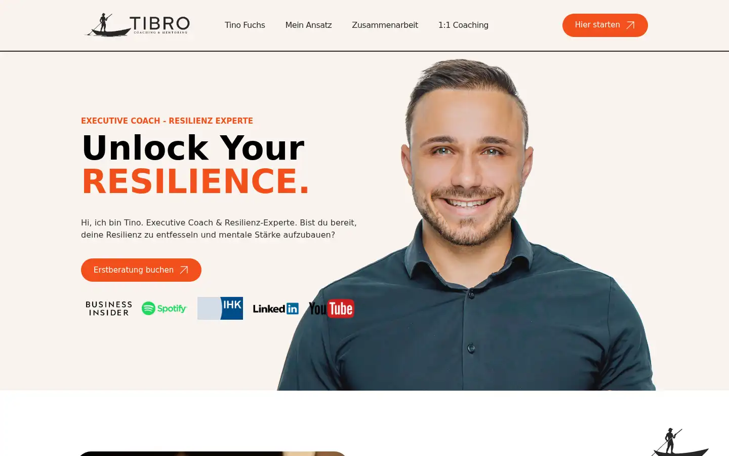Screenshot of tinofuchs.com