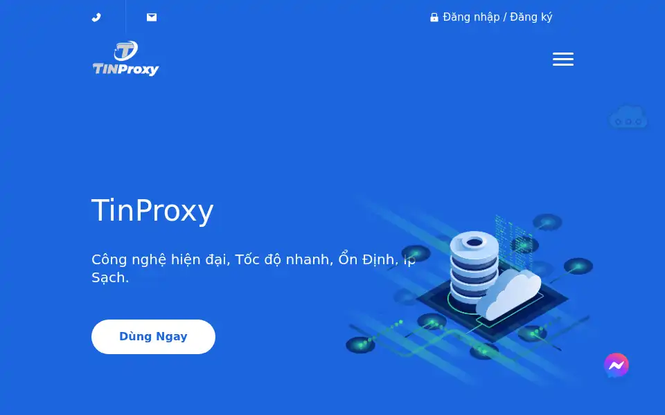 Screenshot of tinproxy.com
