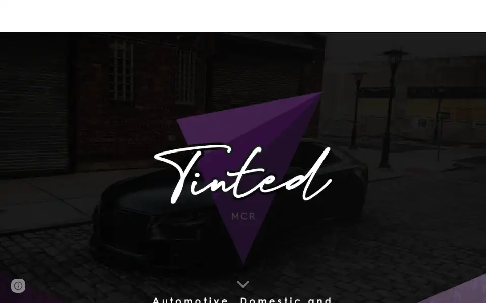 Screenshot of tintedmcr.co.uk