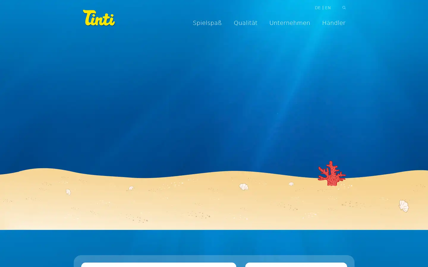 Screenshot of tinti.eu