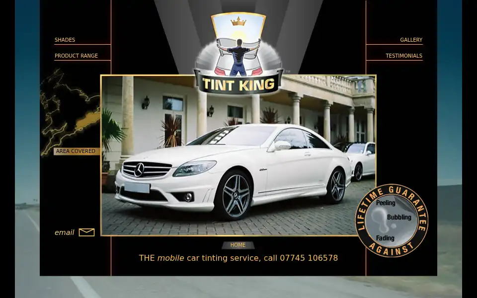Screenshot of tintking.co.uk