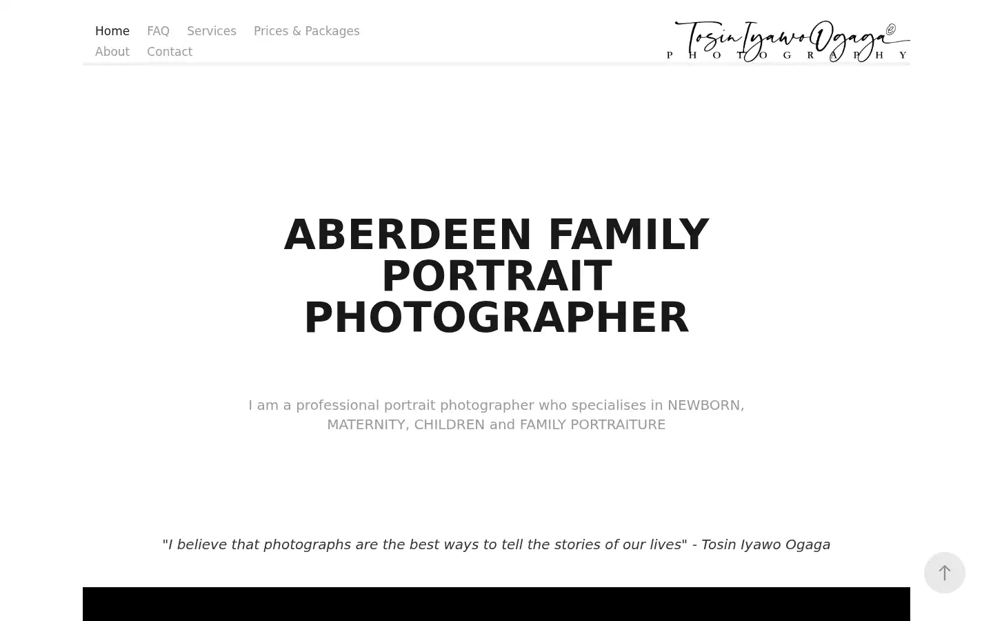 Screenshot of tiophotography.co.uk