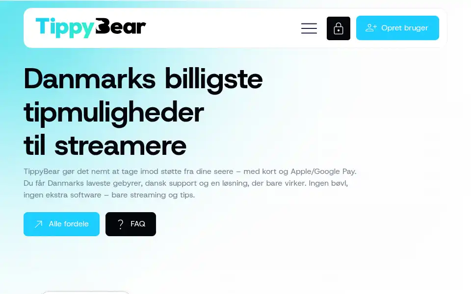 Screenshot of tippybear.com