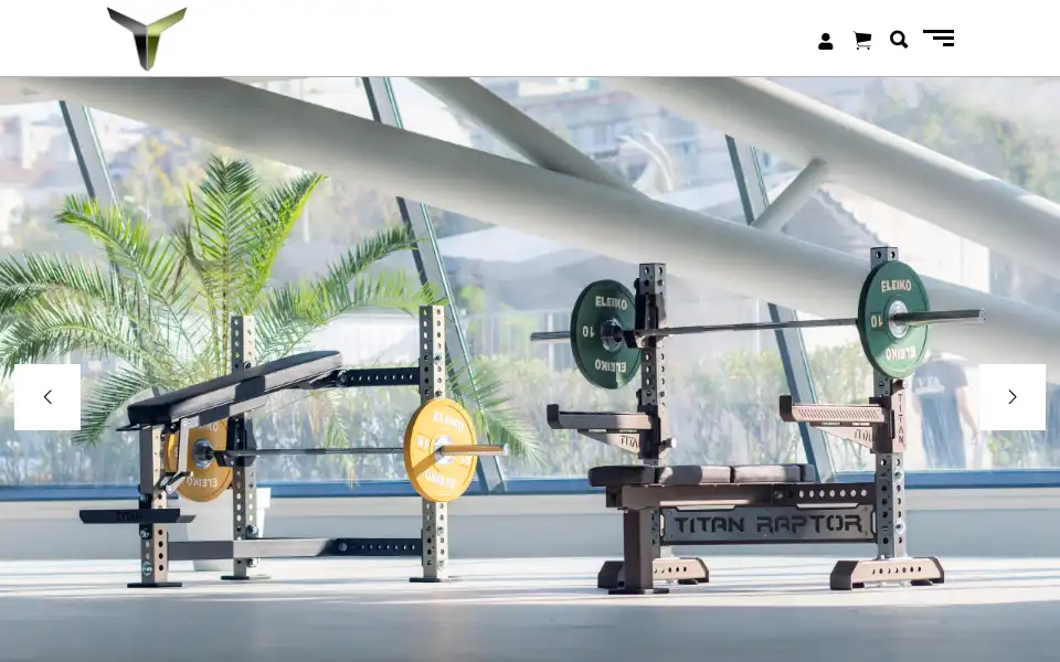 Screenshot of titan-fitness.com
