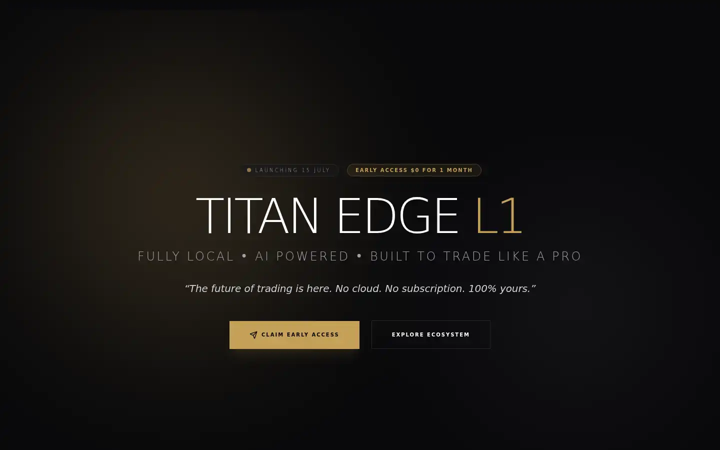 Screenshot of titanedgetraders.com