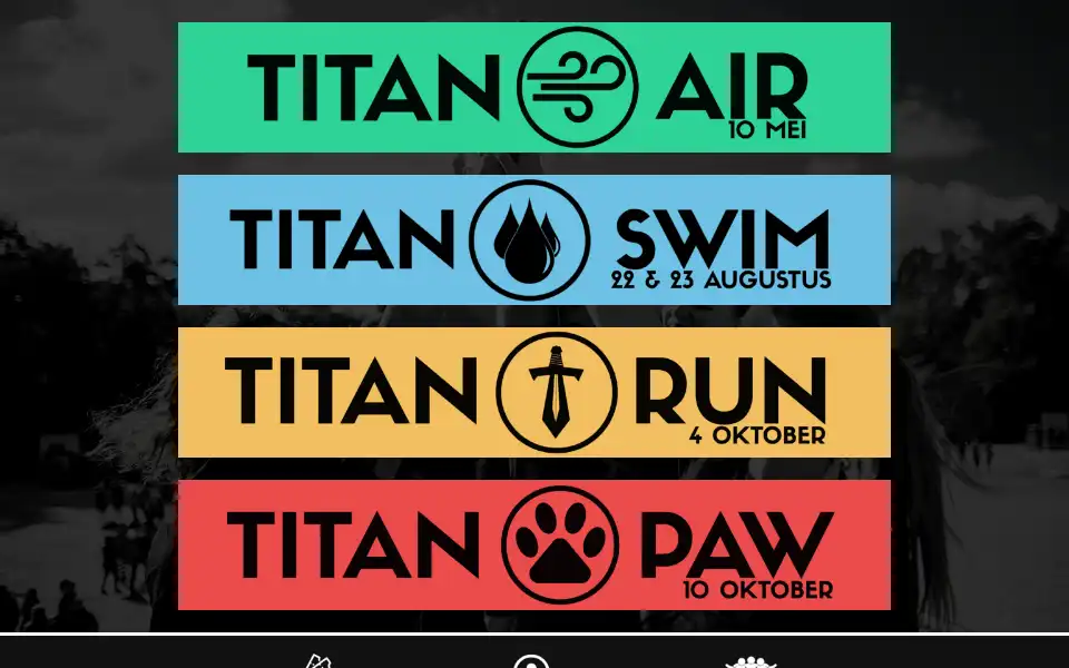 Screenshot of titanevents.eu